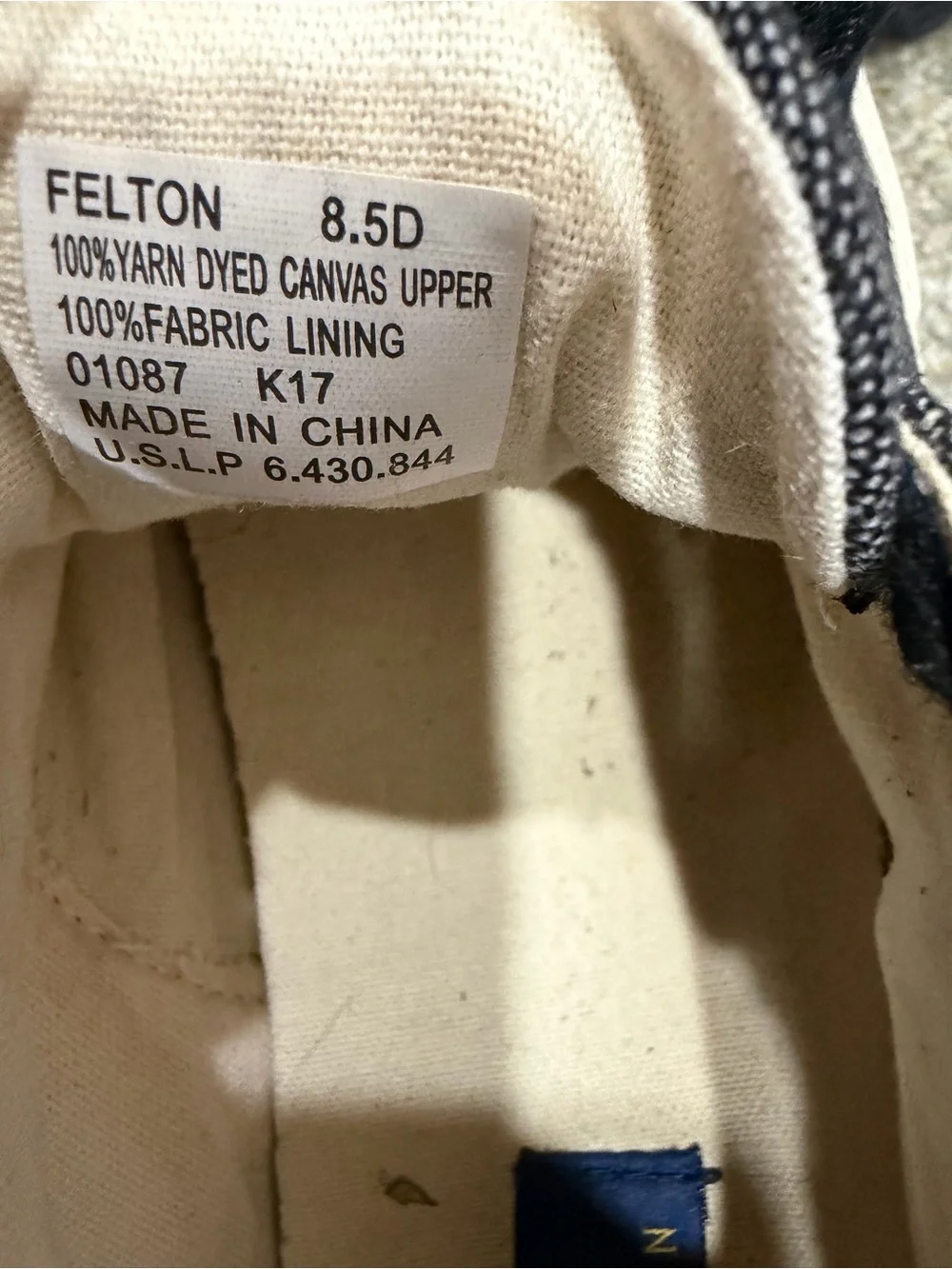 Polo by Ralph Lauren Dark Gray Canvas Lace-Up Sneakers